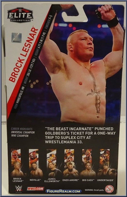 Brock Lesnar - WWE Mattel (WWE Elite Series 55 (2018)) action figure collectible [Barcode 887961573022] - Main Image 2