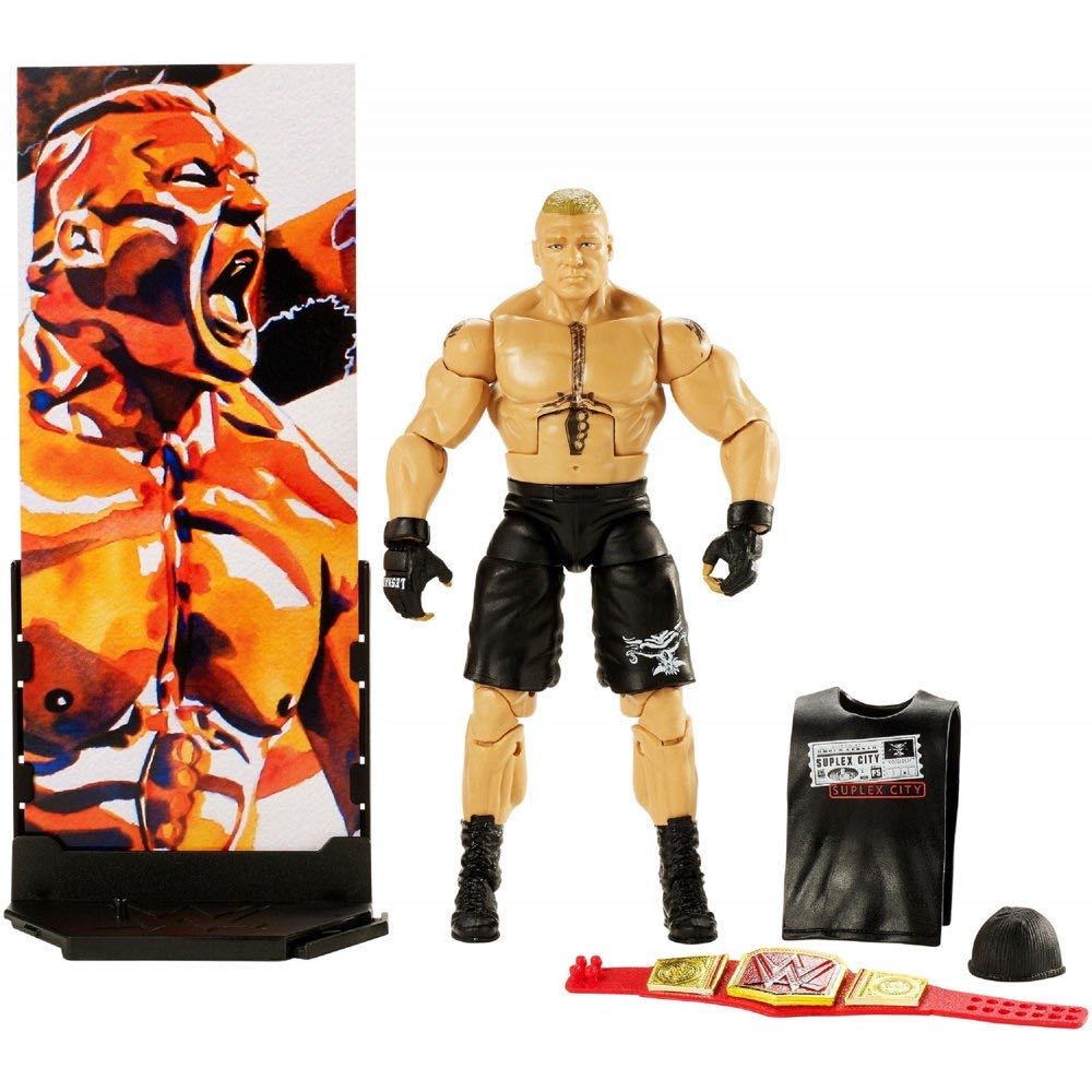 Brock Lesnar - WWE Mattel (WWE Elite Series 55 (2018)) action figure collectible [Barcode 887961573022] - Main Image 3