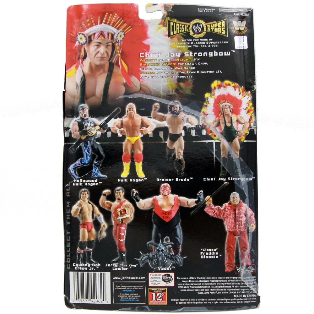 Chief Jay Strongbow - Jakks Pacific (WWE Classic Superstars Series 8) action figure collectible - Main Image 2