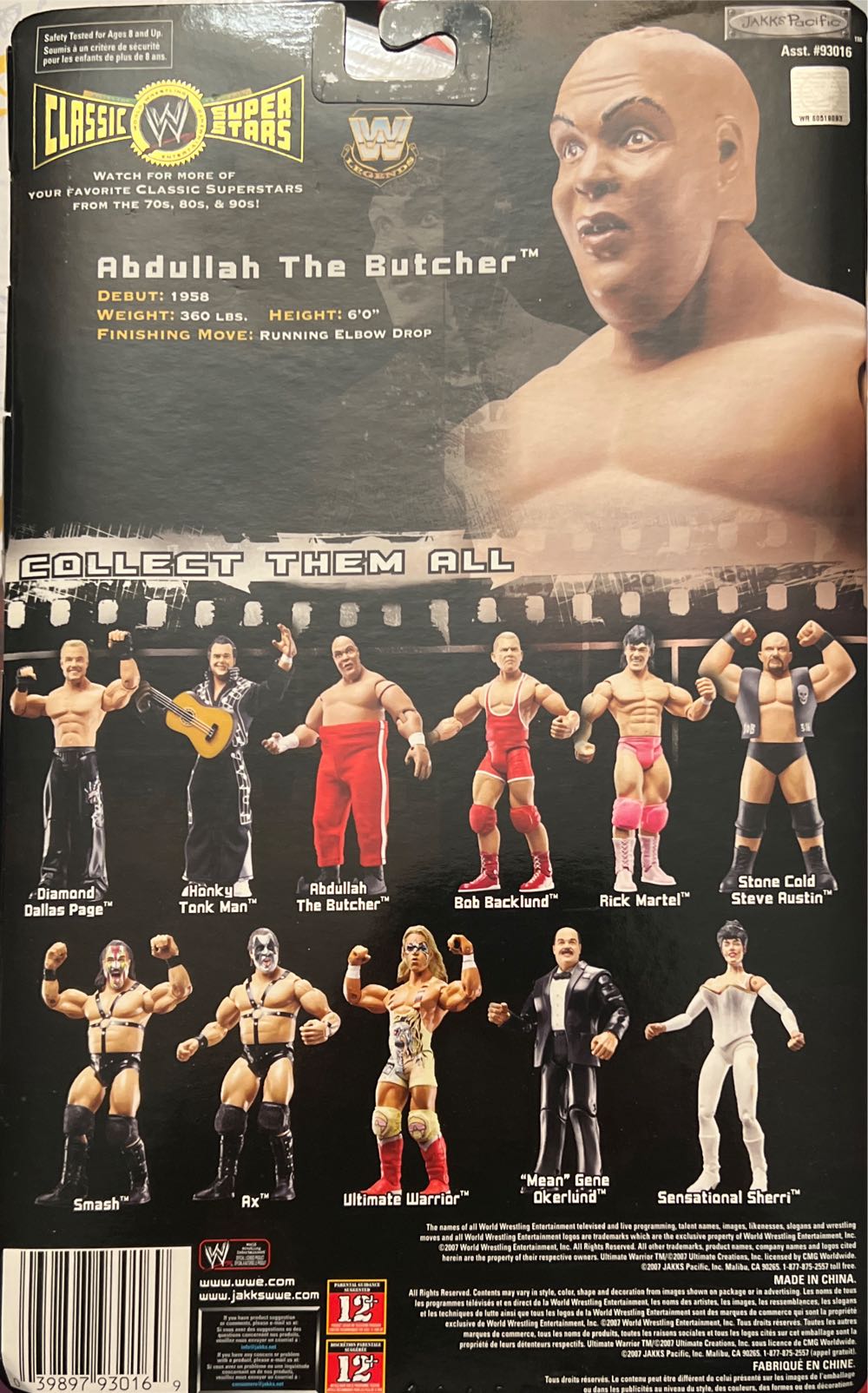 Abdullah The Butcher - Jakks Classic Superstars Series 14 - Jakks Pacific (Wrestling) action figure collectible - Main Image 2