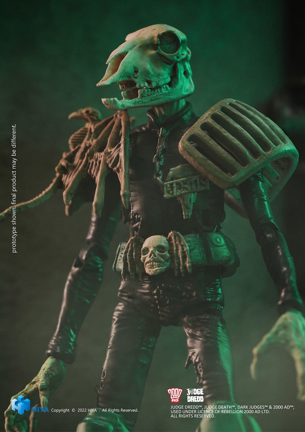 Judge Dredd 2000 A.D. Judge Mortis - Hiya Toys Limited (JUDGE DREDD) action figure collectible [Barcode 6957534201707] - Main Image 4