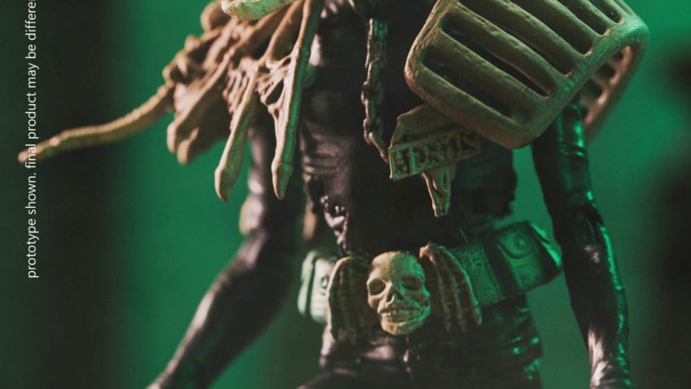 Judge Dredd 2000 A.D. Judge Mortis - Hiya Toys Limited (JUDGE DREDD) action figure collectible [Barcode 6957534201707] - Main Image 7