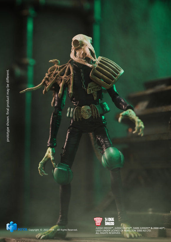 Judge Dredd 2000 A.D. Judge Mortis - Hiya Toys Limited (JUDGE DREDD) action figure collectible [Barcode 6957534201707] - Main Image 8