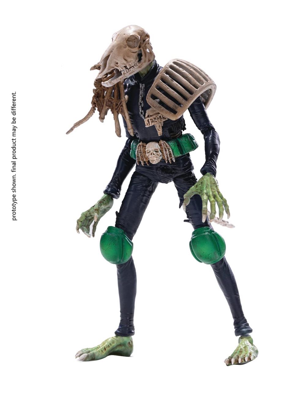 Judge Dredd 2000 A.D. Judge Mortis - Hiya Toys Limited (JUDGE DREDD) action figure collectible [Barcode 6957534201707] - Main Image 9