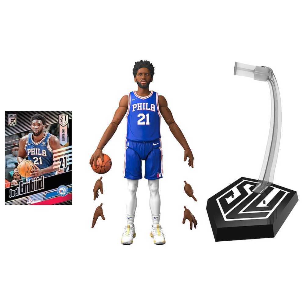 Hasbro Starting Lineup Series 1 Joel Embid Philadelphia 76ers - Hasbro (NBA Starting Lineup) action figure collectible [Barcode 5010996129352] - Main Image 3