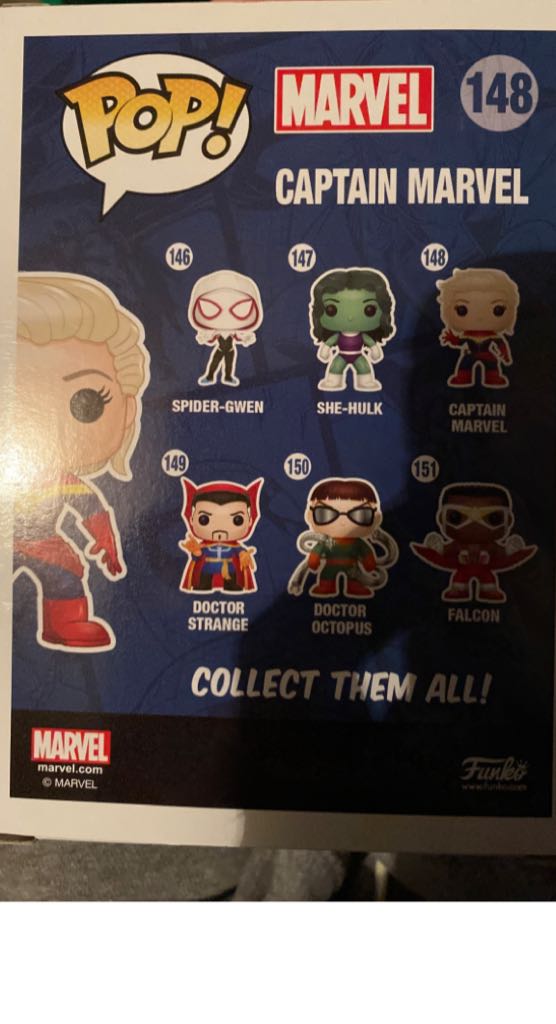Funko Pop! : Captain Marvel  action figure collectible - Main Image 2