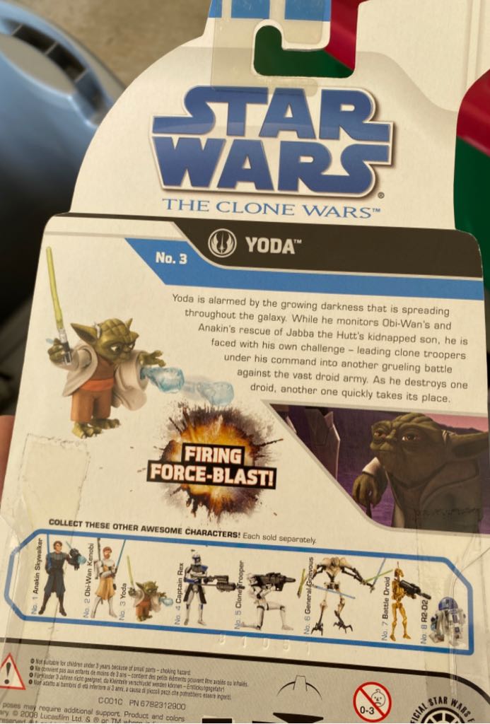 Star Wars The Clone Wars Yoda  action figure collectible - Main Image 2