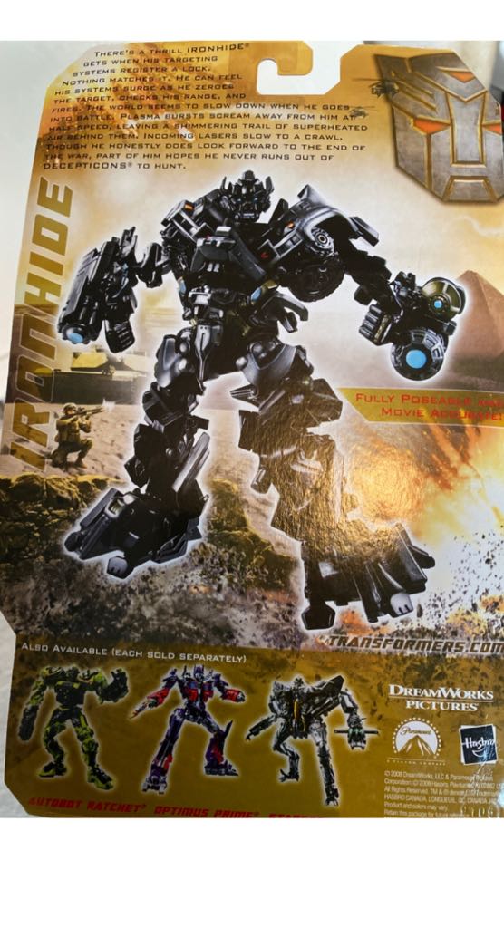 TRANSFORMERS REVENGE OF THE FALLEN ROBOT REPLICAS IRONHIDE  action figure collectible [Barcode 653569410751] - Main Image 2