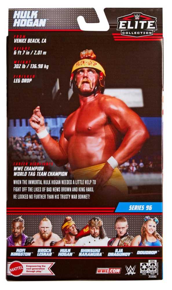 Hulk Hogan - Mattel (Mattel Elite Collection) action figure collectible [Barcode 194735021529] - Main Image 2