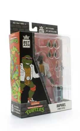 Raphael (Boombox) - BST AXN / The Loyal Subjects (TMNT: BST AXN) action figure collectible [Barcode 850039772092] - Main Image 3