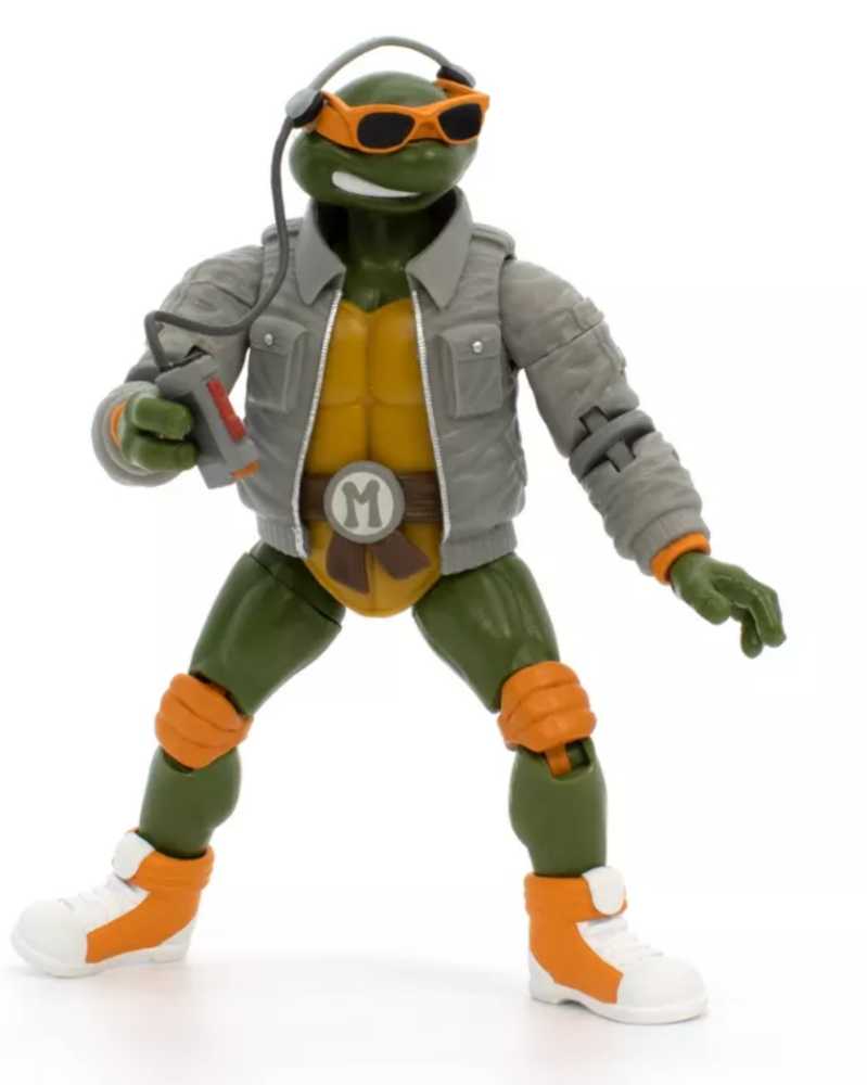 BST AXN - Michelangelo Street Style (Orange Jacket) - The Loyal Subjects/ BST AXN (The Loyal Subjects: BST AXN (TMNT)) action figure collectible [Barcode 850039772528] - Main Image 3
