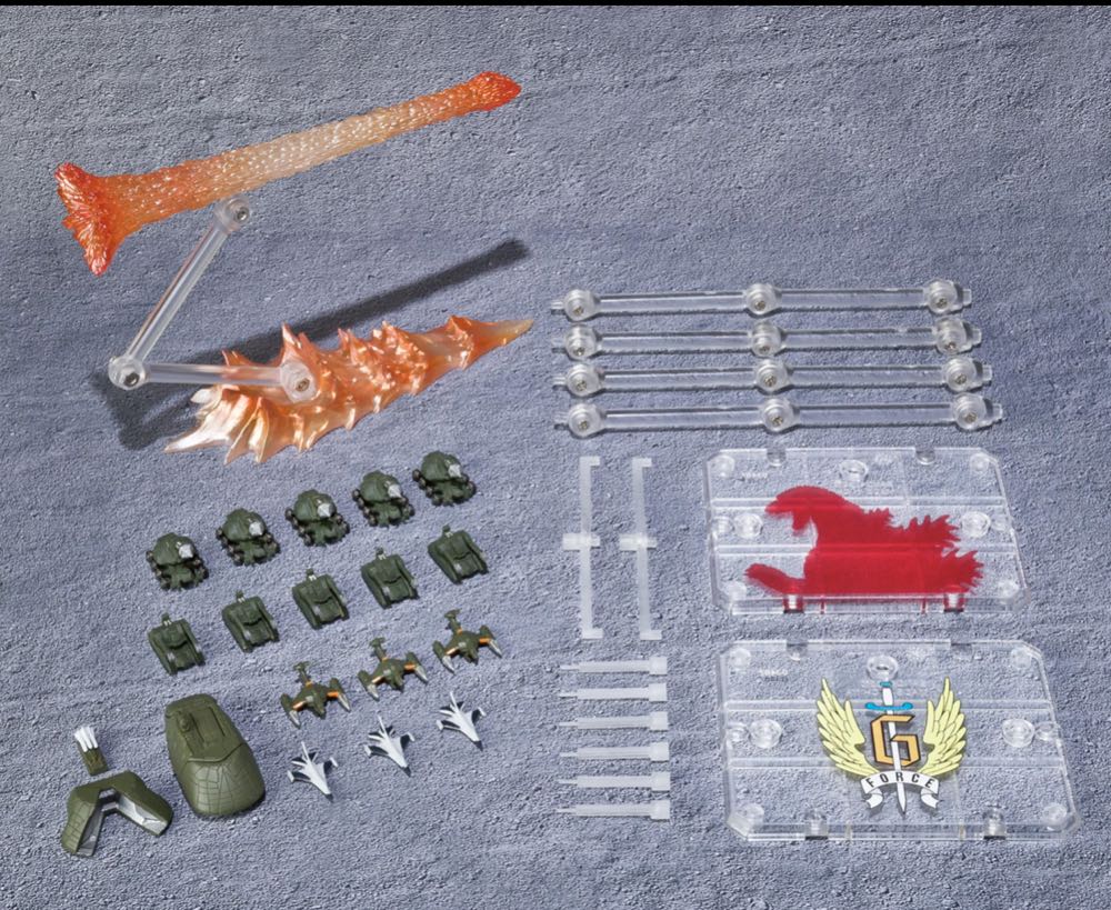 Bandai S.H. Monsterarts - Toho Ultimate Weapons & Godzilla Effects Set - Bandai Tamashii Nations (S.H. MonsterArts) action figure collectible [Barcode 4543112712455] - Main Image 2