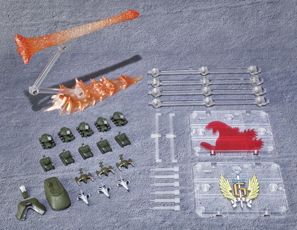 Bandai S.H. Monsterarts - Toho Ultimate Weapons & Godzilla Effects Set - Bandai Tamashii Nations (S.H. MonsterArts) action figure collectible [Barcode 4543112712455] - Main Image 3