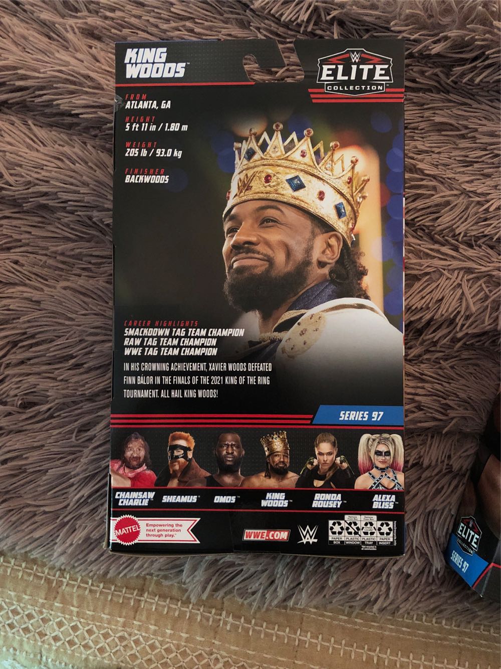 King Woods - Mattel (WWE Elite Collection - Series 97) action figure collectible [Barcode 194735105212] - Main Image 2
