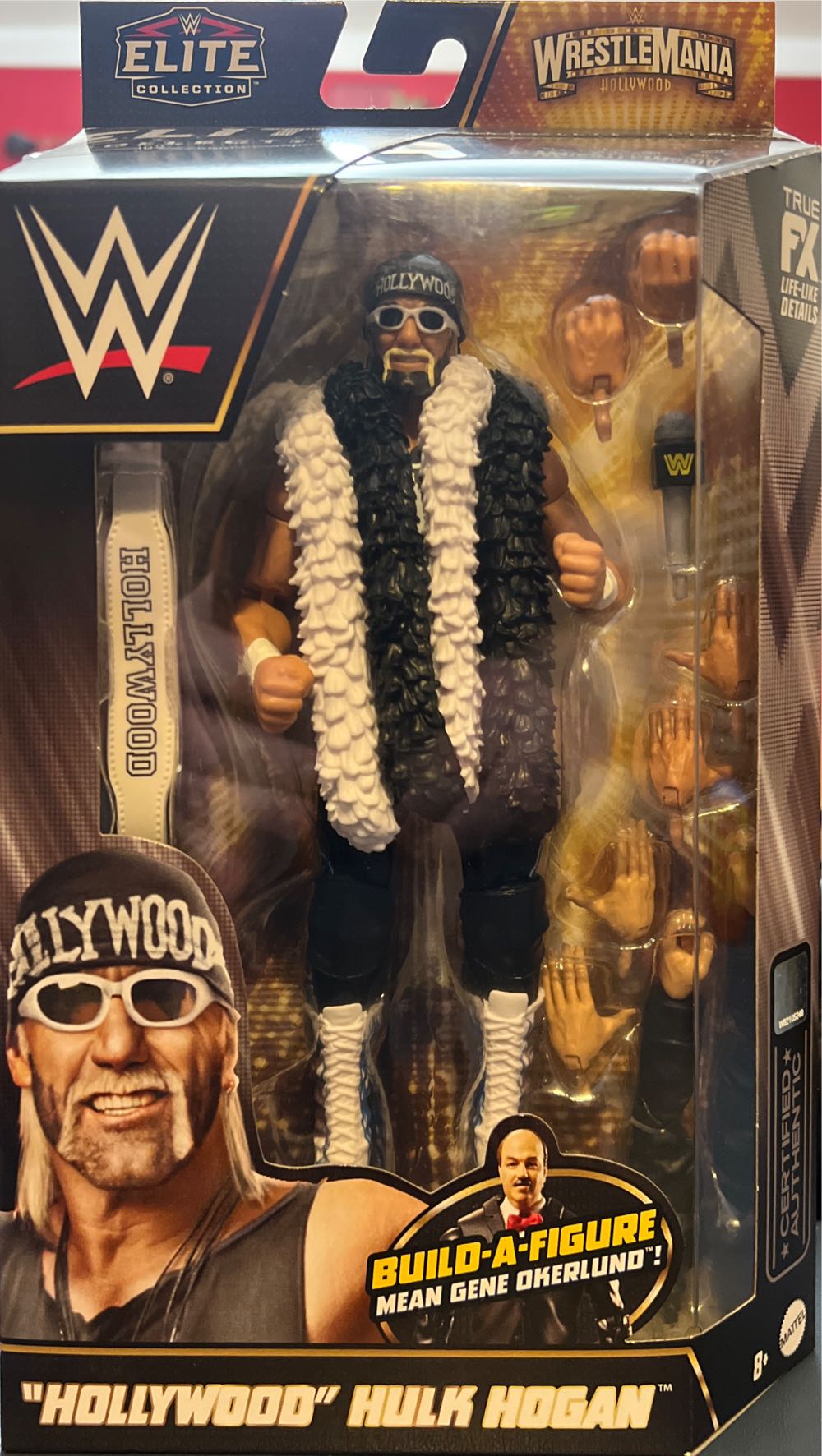 Hollywood Hulk Hogan Elite Wrestlemania - Mattel (WWE Elite WrestleMania Hollywood) action figure collectible [Barcode 194735105625] - Main Image 2