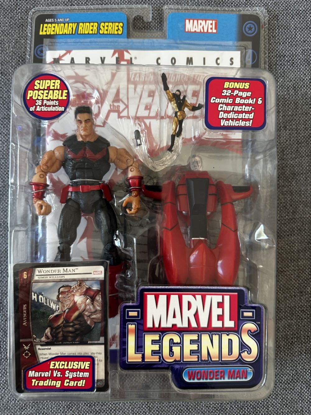 Wonder Man  action figure collectible [Barcode 086892711620] - Main Image 2
