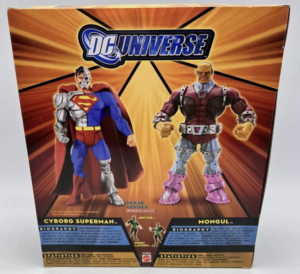 DCUC 2-Pack Cyborg Superman & Mongul - Mattel (DC Universe Classics) action figure collectible [Barcode 027084667882] - Main Image 2
