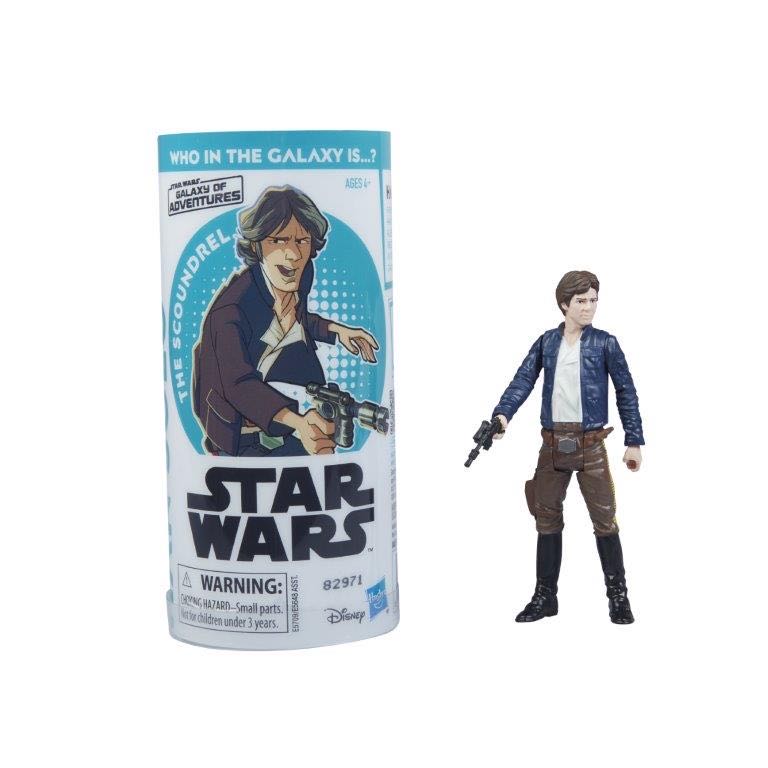 SW GOA Han Solo - Hasbro (Star Wars: Galaxy Of Adventures) action figure collectible - Main Image 2
