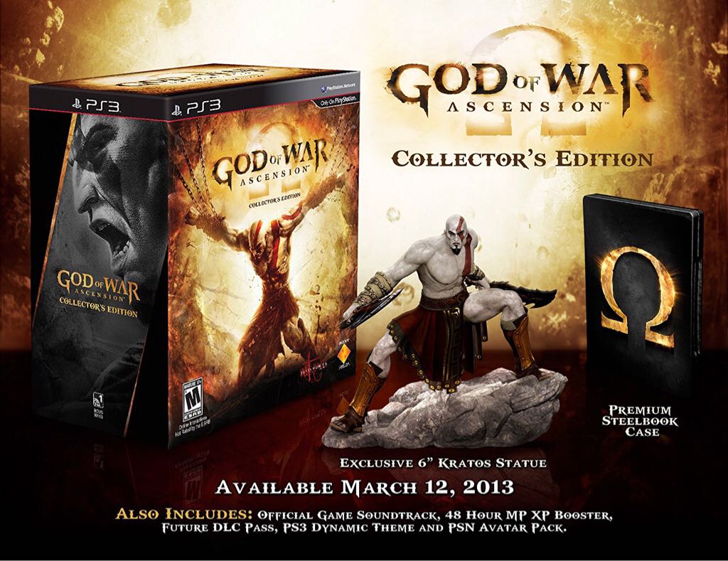 God Of War: Ascension - Collector’s Edition - Santa Monica Studio (Sony Playstation Video Game) action figure collectible - Main Image 2