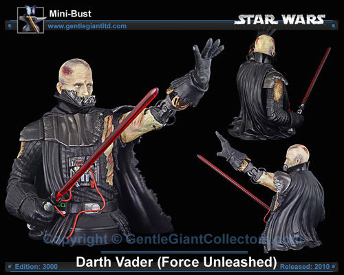 Darth Vader (Force Unleashed) Collectible Mini Bust - Gentle Giant Ltd. (Star Wars) action figure collectible - Main Image 2