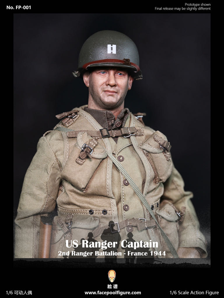 WWII U.S. Ranger Captain 2nd Ranger Battalion France 1944 - Facepoolfigure (Saving Private Ryan) action figure collectible - Main Image 2