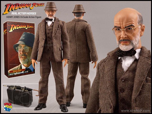 Indiana Jones 12” (TLC): HENRY JONES - MEDICOM TOY (Indiana Jones And The Last Crusade) action figure collectible - Main Image 2