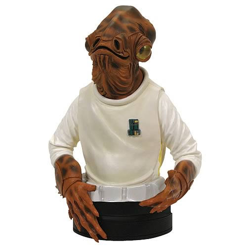 Admiral Ackbar Collectible Mini Bust - Gentle Giant Ltd. (Star Wars) action figure collectible [Barcode 871810005116] - Main Image 1