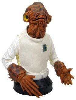 Admiral Ackbar Collectible Mini Bust - Gentle Giant Ltd. (Star Wars) action figure collectible [Barcode 871810005116] - Main Image 2