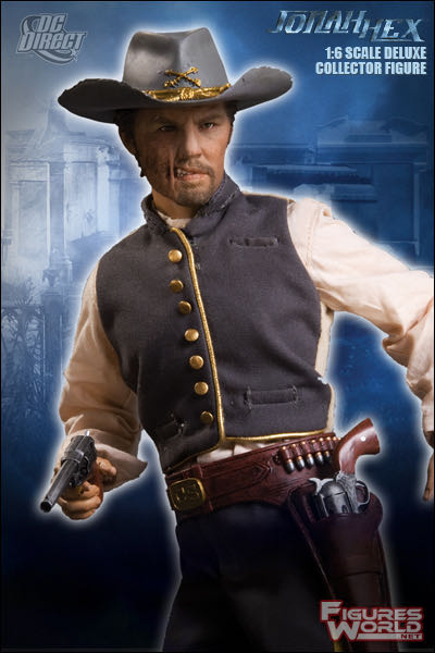 Jonah Hex 1:6 Scale Deluxe Collector Figure - DC Direct (DC Comics) action figure collectible [Barcode 761941290096] - Main Image 2