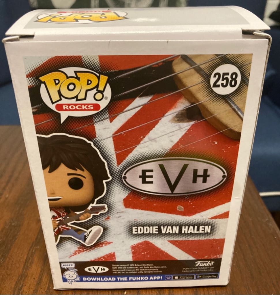 Funko Pop! Rocks #258 Eddie Van Halen - Funko Pop! (Funko Pop! Rocks) action figure collectible - Main Image 2
