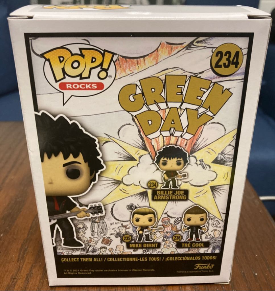 Funko Pop! Rocks #234 Billie Joe Armstrong - Funko Pop! (Funko Pop! Rocks) action figure collectible - Main Image 2