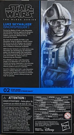Luke Skywalker (Snowspeeder) The Empire Strikes Back - #02  - Disney / Hasbro (Star Wars: The Empire Strikes Back) action figure collectible [Barcode 5010993749188] - Main Image 2