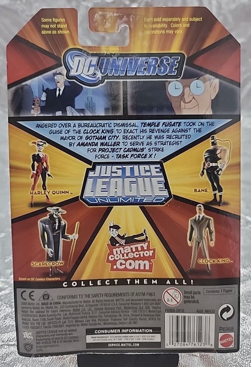 JLU Gotham City Criminals Clock King - Mattel (Justice League Animated) action figure collectible [Barcode 027084761238] - Main Image 2