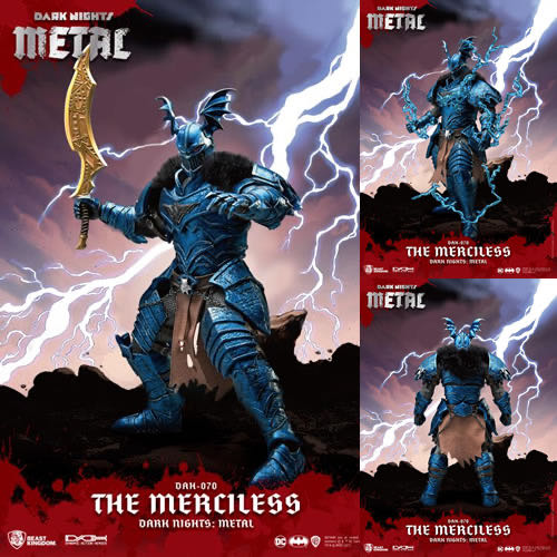 Beast Kingdom Dark Nights: Death Metal: Batman The Merciless Dah-070 Dynamic 8ction Action Figure Multicolor - Beast Kingdom action figure collectible [Barcode 4711061157676] - Main Image 2