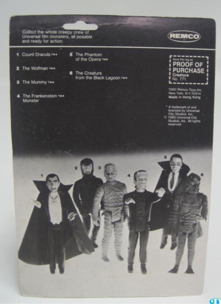 Creature From The Black Lagoon: Glow In The Dark - Remco (Universal Monsters) action figure collectible - Main Image 2