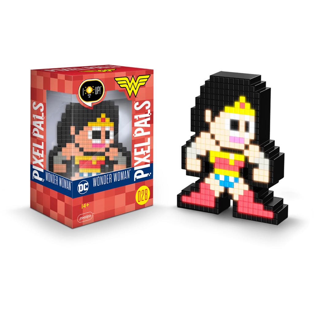 Pixel Pals - Wonder Woman - Performance Designed Products Inc. (PDP) (Pixel Pals Collectible Lighted Figure) action figure collectible [Barcode 0708056061227] - Main Image 2
