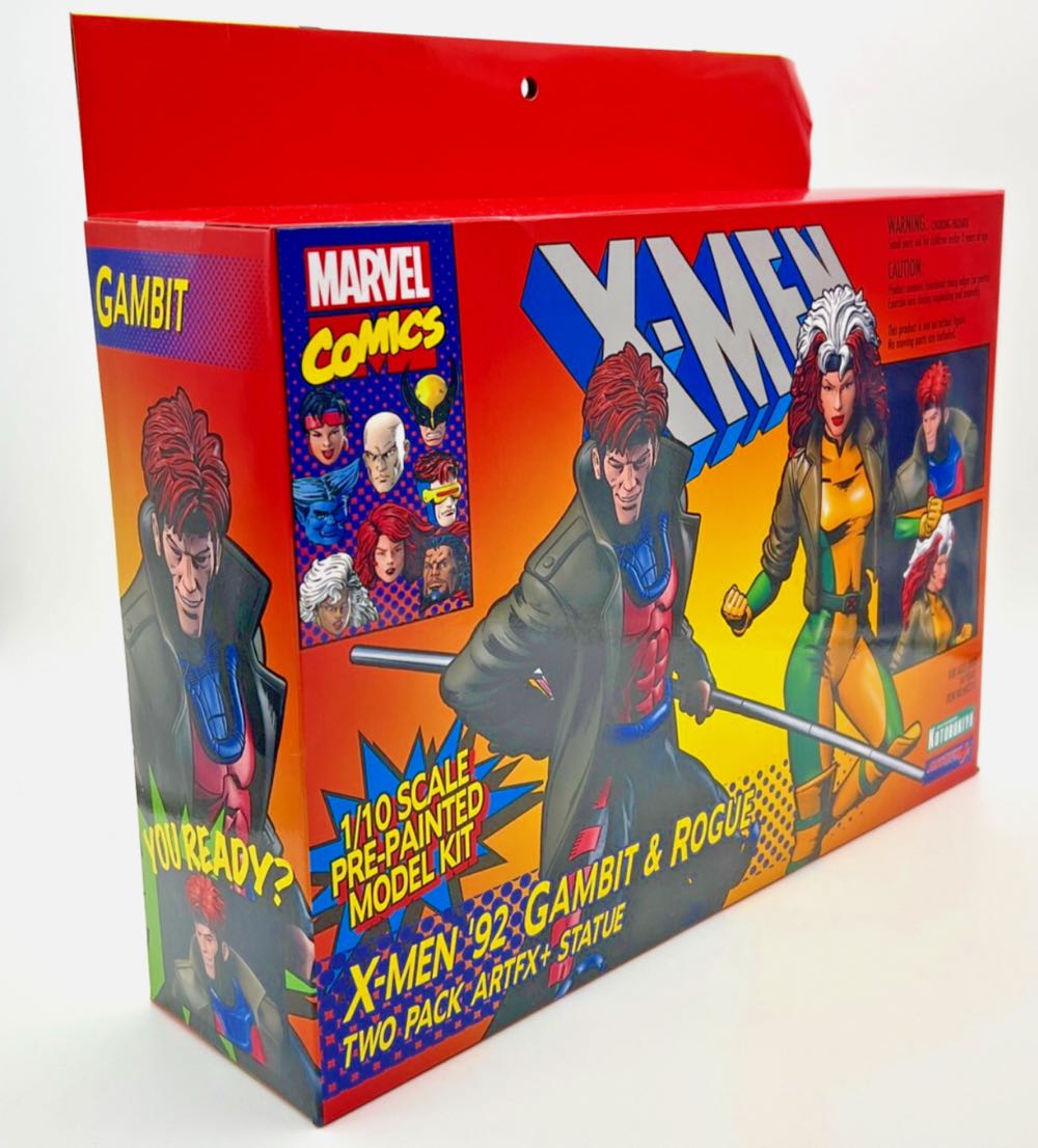 X-Men 92 ARTFX Gambit & Rogue Marvel X-Men ’92 ARTFX+ - Gambit & Rogue - Kotobukiya Artfx+ (Marvel X-Men ‘92) action figure collectible [Barcode 4934054006236] - Main Image 5