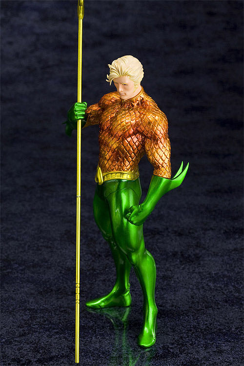 Kotobukiya ARTFX+ Justice League The New 52: Aquaman 1/10 Scale Statue - Kotobukiya (Justice League: The New 52) action figure collectible [Barcode 4934054901760] - Main Image 2