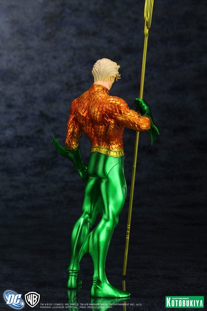 Kotobukiya ARTFX+ Justice League The New 52: Aquaman 1/10 Scale Statue - Kotobukiya (Justice League: The New 52) action figure collectible [Barcode 4934054901760] - Main Image 3