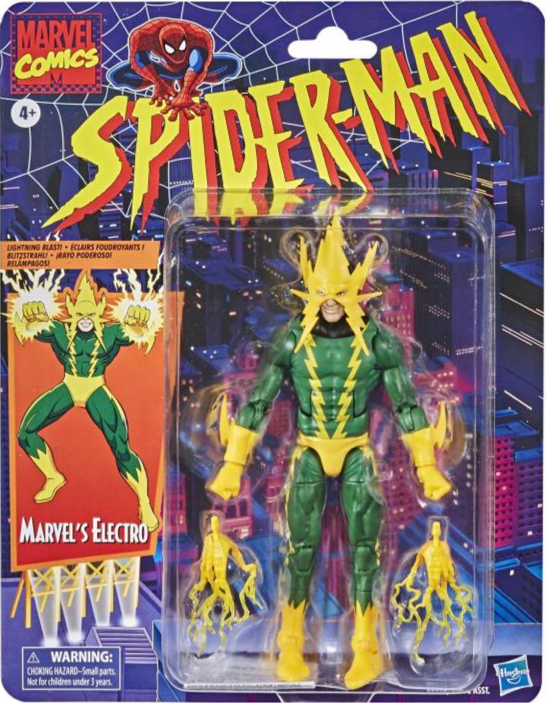 Electro (Classic) - Hasbro - Marvel Legends (Marvel Vintage: Spider-Man) action figure collectible - Main Image 2