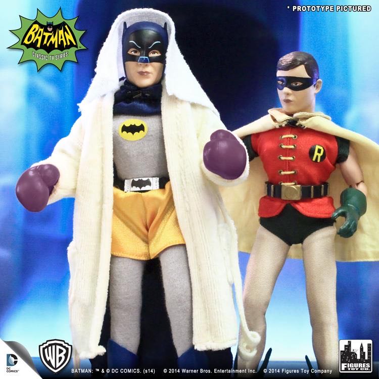 Batman - Figures Toy Company - Classic 1966 TV Series - Batman Boxing Variant 8” Action Figure - Figures Toy Company action figure collectible - Main Image 2