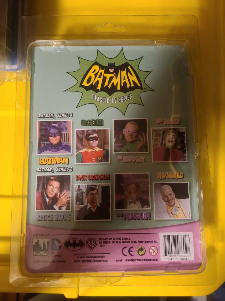 Figures Toy Company Batman Classic 1966 TV Series - The Riddler 8” - Figures Toy Company action figure collectible [Barcode 728028086027] - Main Image 3