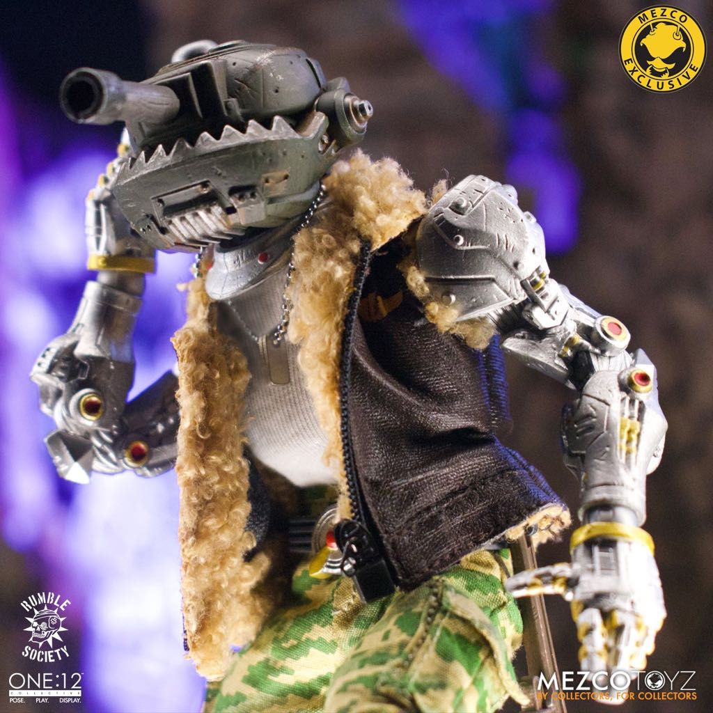 Mezco - One:12 Collective - Rumble Society - Hawk P-40 6” Action Figure - Mezco Toyz (Rumble Society) action figure collectible - Main Image 2