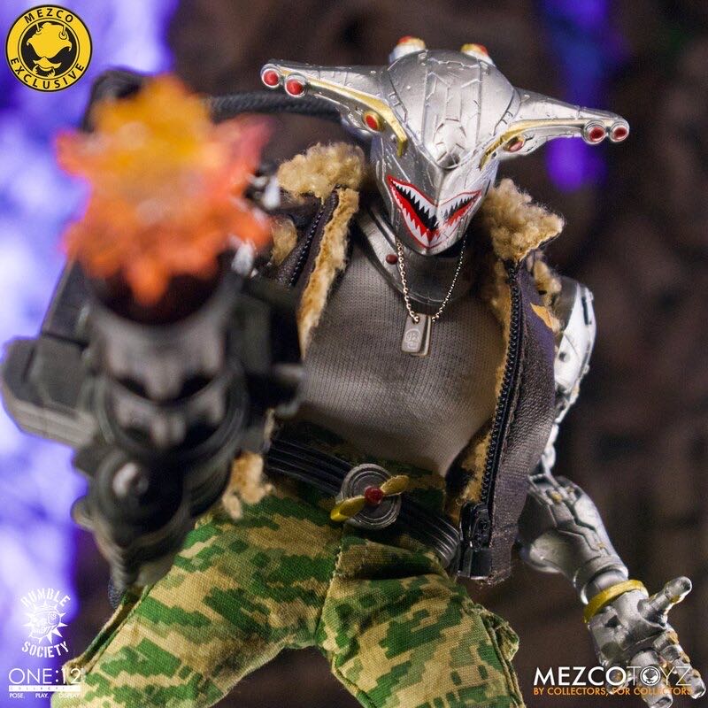 Mezco - One:12 Collective - Rumble Society - Hawk P-40 6” Action Figure - Mezco Toyz (Rumble Society) action figure collectible - Main Image 3