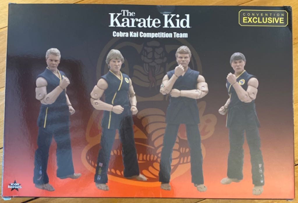 Karate Kid - Icon Heroes - Cobra Kai Competition Team 6” Action Figure Set - Icon Heroes (The Karate Kid - Cobra Kai) action figure collectible - Main Image 2