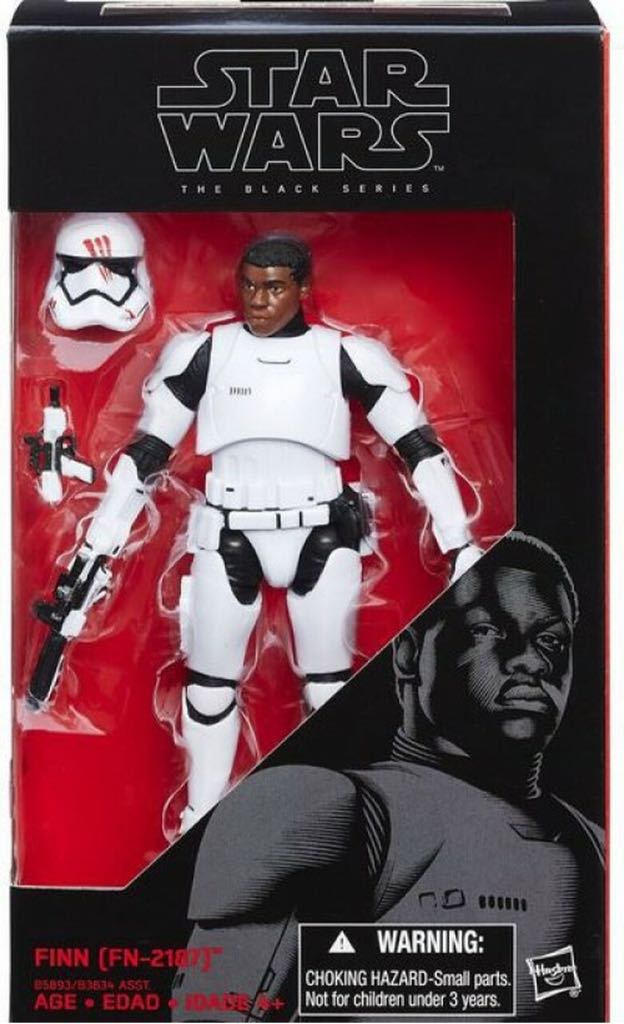 Star Wars - Black Series (Phase 3/17) - Episode VII: The Force Awakens - Finn (FN-2187) 6” Action Figure - Hasbro (Star Wars - Black Series) action figure collectible - Main Image 1
