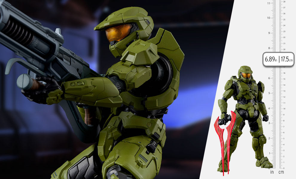 1000Toys - Halo Infinite - RE:EDIT Halo Infinite Master Chief (Mjolnir Mark VI Gen. 3) 1/12 Scale Action Figure - 1000Toys (Halo Infinite) action figure collectible - Main Image 2