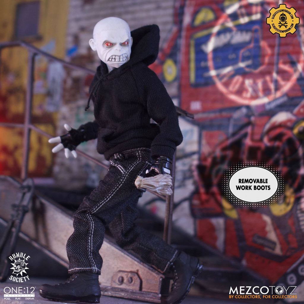 Mezco - One:12 Collective - Rumble Society - Hoodz Vapor - Burner Edition 6” Action Figure - Mezco Toyz (One:12 Collective - Rumble Society) action figure collectible - Main Image 2