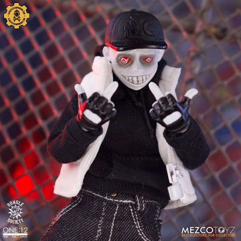 Mezco - One:12 Collective - Rumble Society - Hoodz Vapor - Burner Edition 6” Action Figure - Mezco Toyz (One:12 Collective - Rumble Society) action figure collectible - Main Image 3
