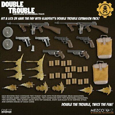 Mezco - One:12 Collective - Rumble Society - Slugfest’s Double Trouble Weapons Expansion Pack - Mezco Toyz (One:12 Collective - Rumble Society) action figure collectible - Main Image 2